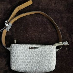 Michael Kors Belt Purse, S/M, Silver